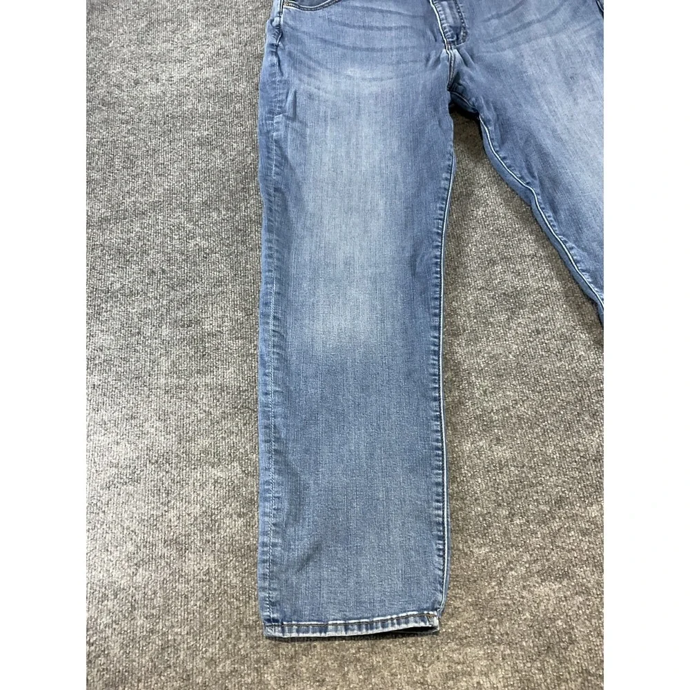 Lee Extreme Motion Athletic Fit Tapered Leg Jeans 42x32 Stretch Blue Denim
